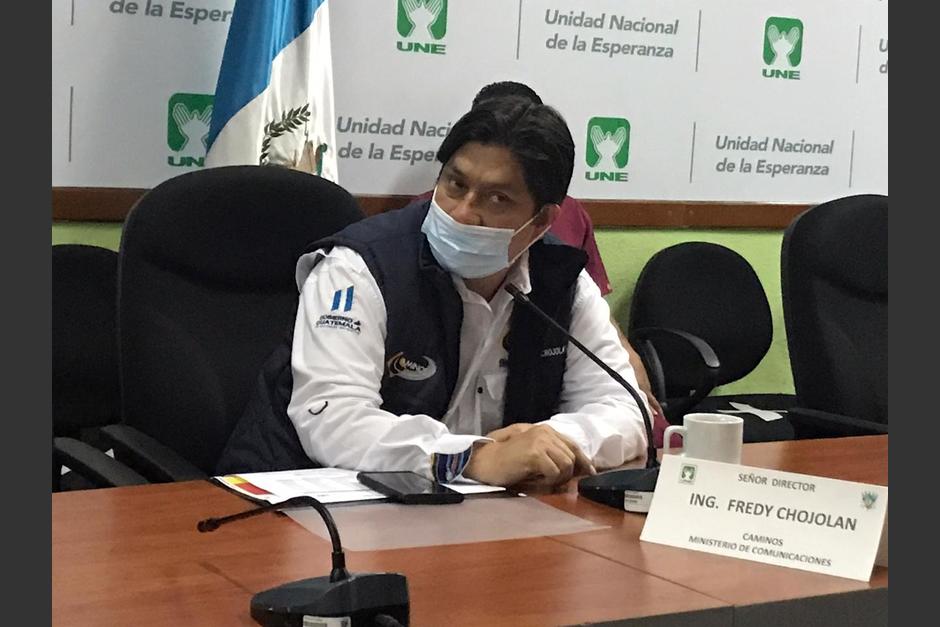 El director de Caminos, Fredy Chajolán, acudió a una citación con la bancada UNE. (Foto: José Castro)