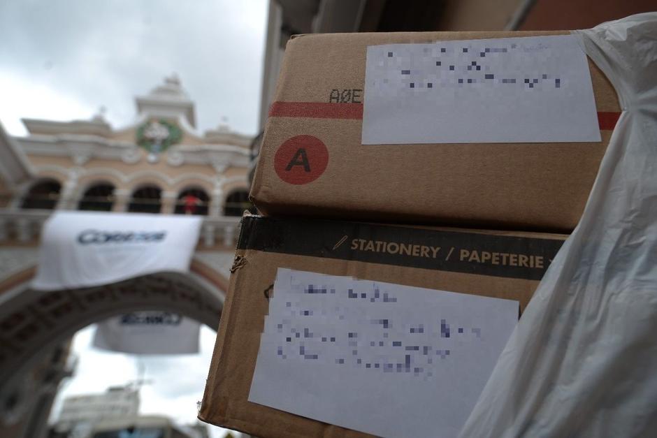 Cuatro paquetes fueron enviados al mismo n&uacute;mero de voluntarios en el interior del pa&iacute;s. (Foto: Wilder L&oacute;pez/Soy502)