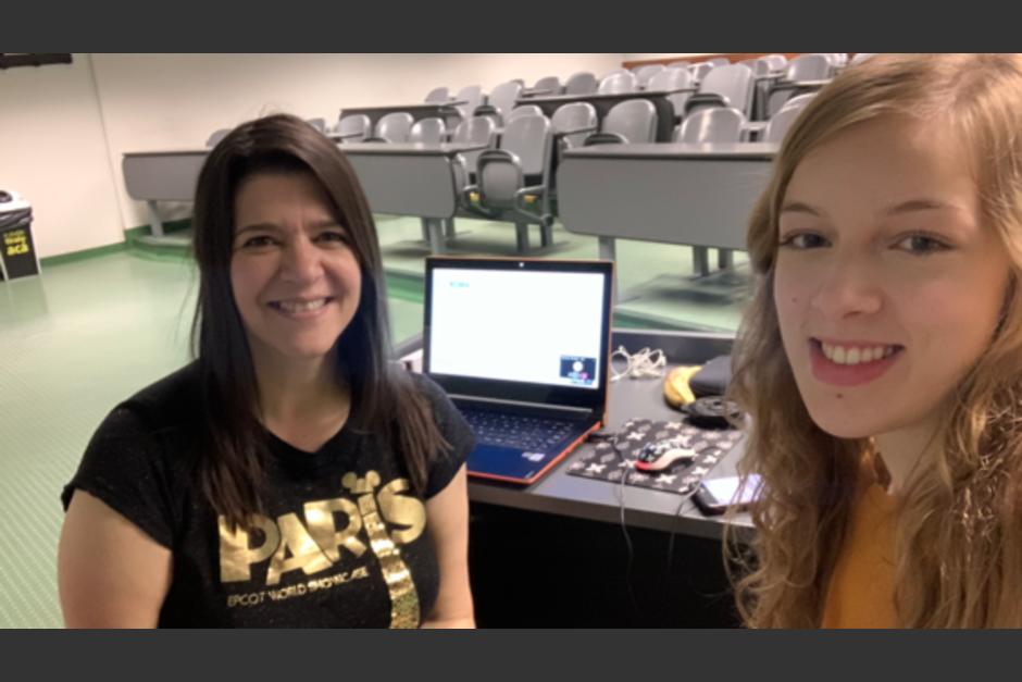 Paola se desvaneció frente a sus alumnos, murió víctima del Covid-19. (Foto: Captura de pantalla)