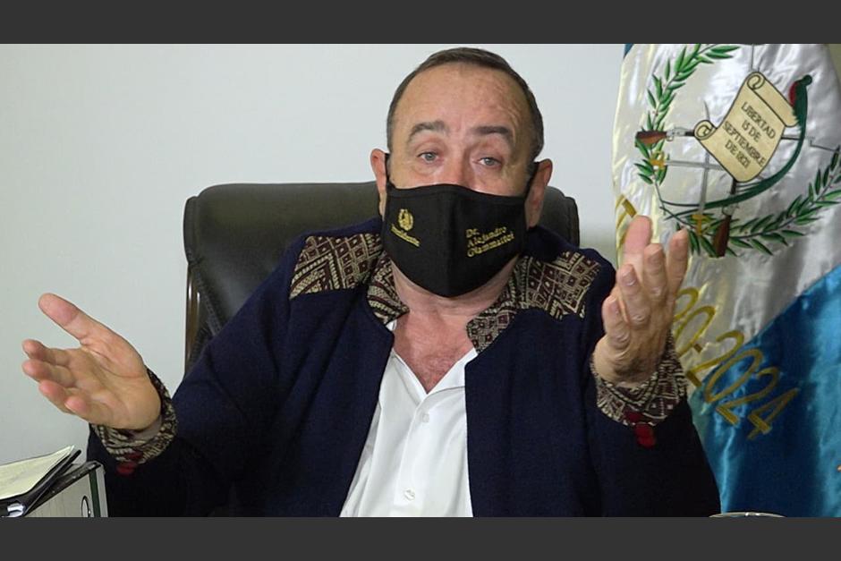 El presidente de Guatemala confirm&oacute; que tuvo neumon&iacute;a hace un mes y medio aproximadamente. (Foto: SCSPR)&nbsp;