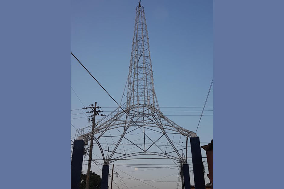 La torre est&aacute; ubicada en el barrio El Angel en Chiquimula (Fotograf&iacute;a: vymaps)