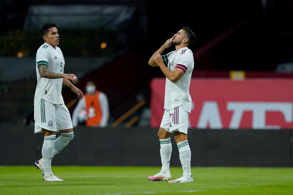 Henry Martín fue el encargado de abrir el marcador frente al combinado guatemalteco. (Foto: Selección de México)