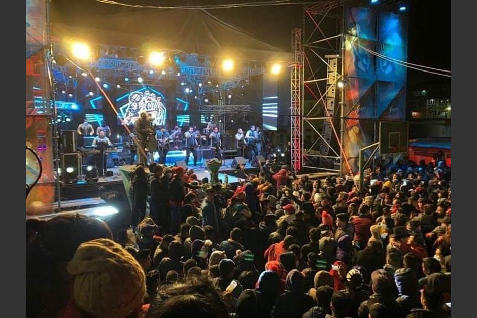 El concierto se realiz&oacute; sin medidas de bioseguridad por el Covid-19. (Foto: captura pantalla)&nbsp;