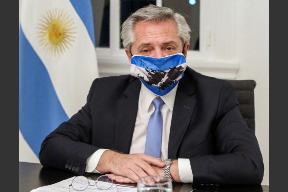El presidente de Argentina, Alberto Fern&aacute;ndez, dio positivo para el Covid-19. (Foto: AFP)