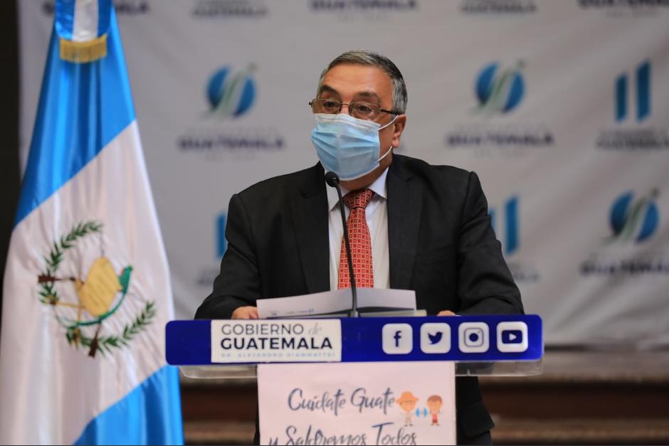 El viceministro de Hospitales, Francisco Coma, participó en la conferencia de prensa después de Gabinete de Gobierno. (Foto: Presidencia)