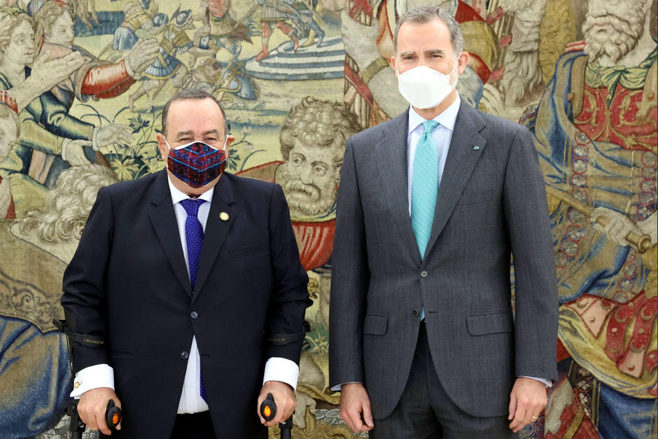 Giammattei se encuentra en Espa&ntilde;a para participar en una cumbre de jefes de Estado. (Foto:&nbsp;Casa de S.M. el Rey)