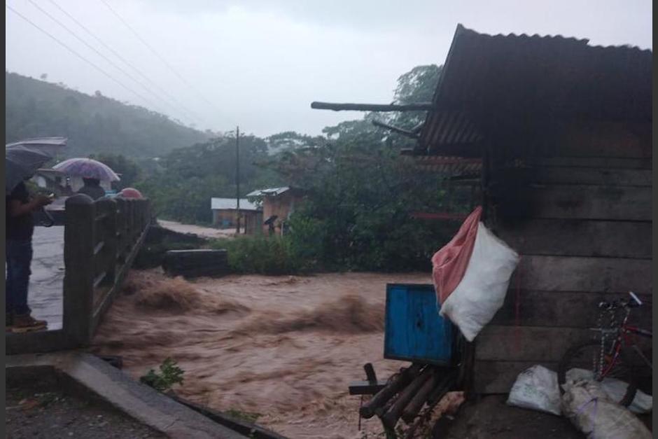 Las lluvias afectan varias comunidades en Quiché. (Foto: Conred)&nbsp;