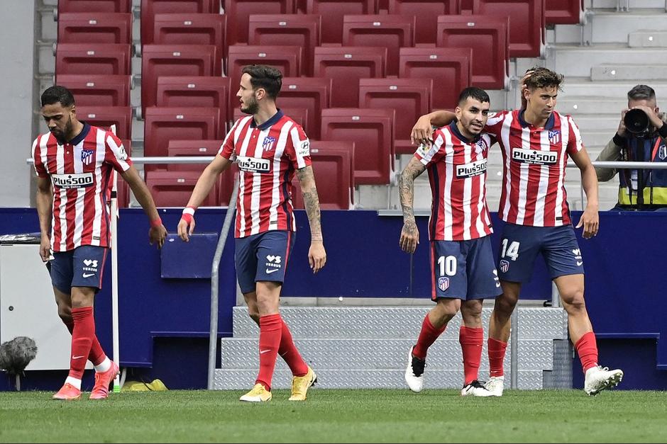 El Atlético de Madrid venció al Huesca y recuperó el primer lugar de la clasificación. (Foto: AFP)