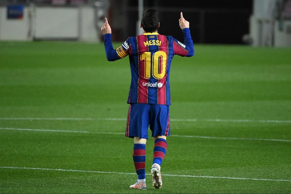 El argentino puso el primer gol del Barcelona contra el Getafe. (Foto: AFP)