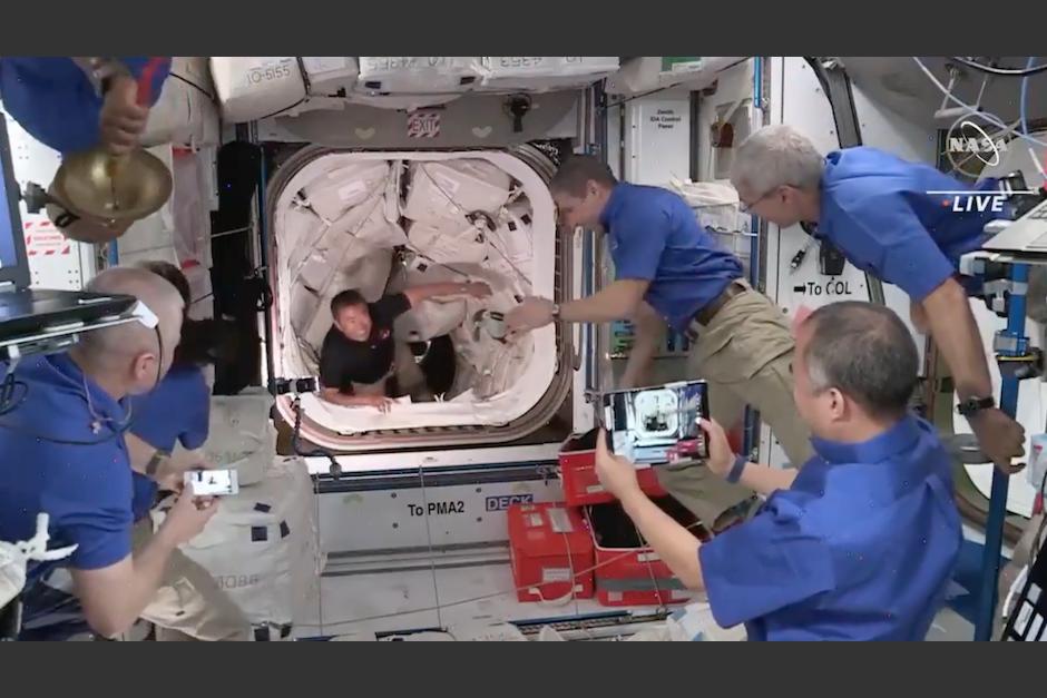 La cápsula lleva a la tercera tripulación enviada a la ISS por SpaceX. (Foto: Twitter/Nasa)