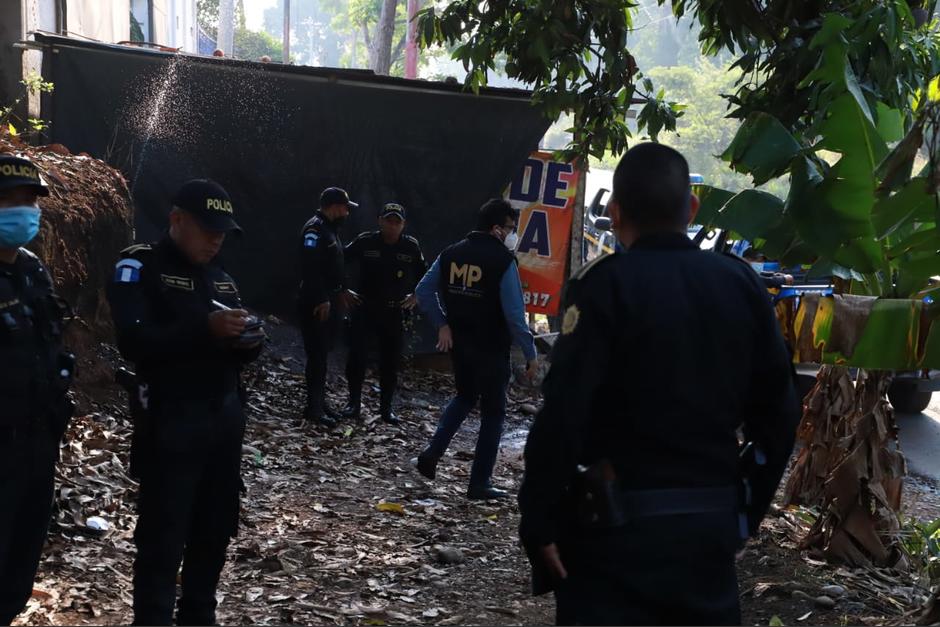 Entre los detenidos hay tres agentes de la PNC. (Foto: Ministerio P&uacute;blico)