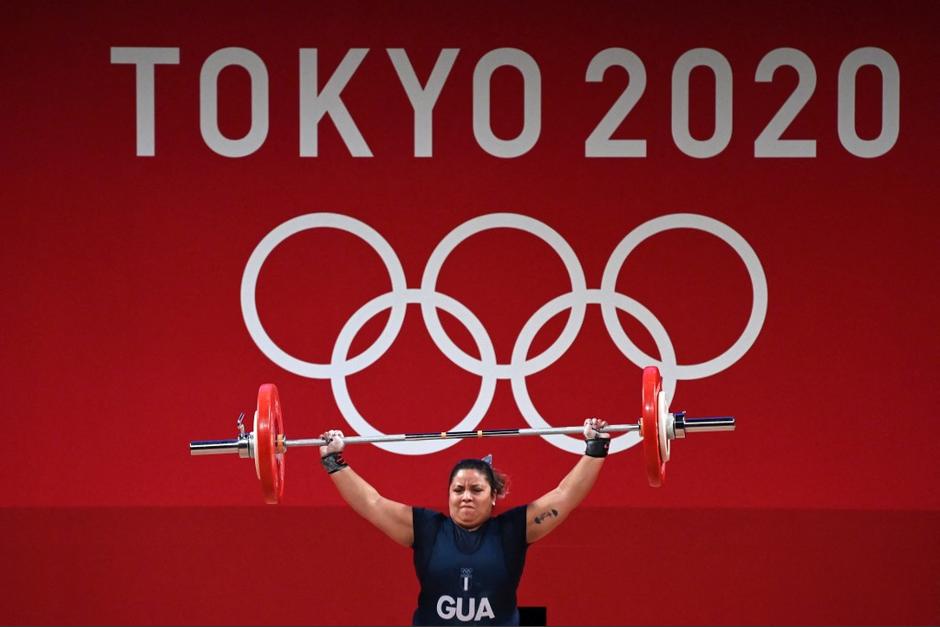 Scarleth Ucelo, durante su participación en los Juegos Olímpicos de Tokio. (Foto: AFP)