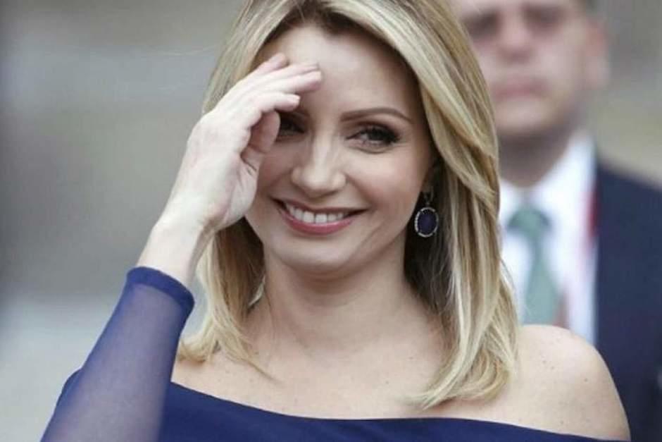 "La gaviota" fue vista radiante. (Foto: AFP)&nbsp;