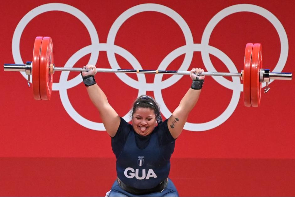 Scarleth Ucelo, durante su participación en los Juegos Olímpicos de Tokio. (Foto: AFP)