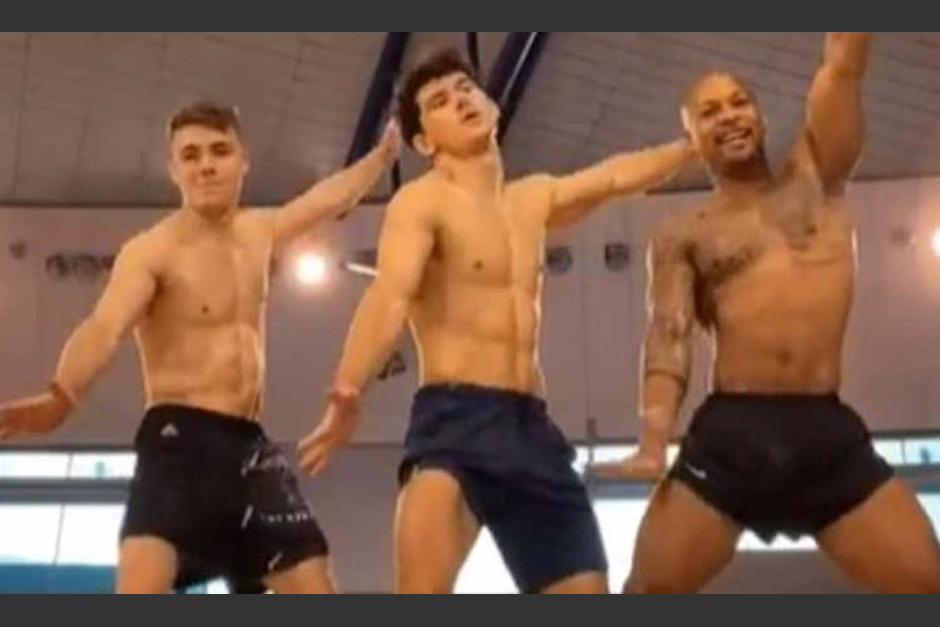 Los gimnastas españoles fueron acreedores del segundo lugar en su disciplina. (Foto: captura de pantalla)