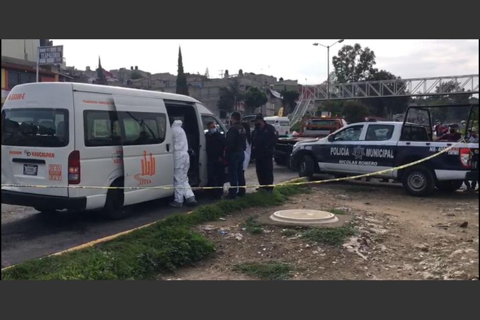 Un presunto delincuente muri&oacute; tras forcejear con un pasajero al intentar robarle sus pertenencias. (Foto: El Heraldo Estado de M&eacute;xico)