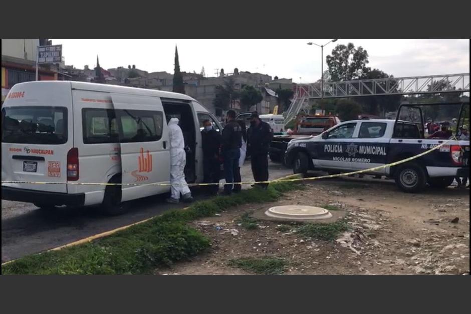 Un presunto delincuente murió tras forcejear con un pasajero al intentar robarle sus pertenencias. (Foto: El Heraldo Estado de México)