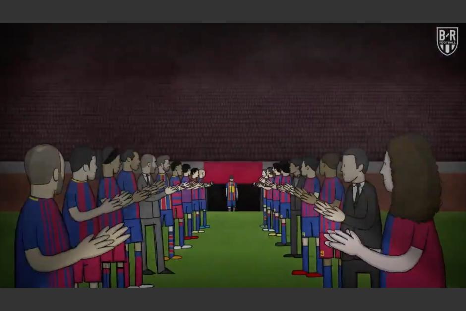 El emotivo video muestra momentos destacados en la carrera del famoso jugador Lionel Messi. (Foto: captura de video)