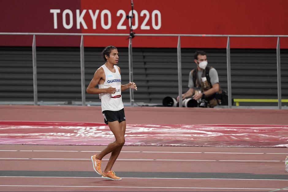 El dreamer guatemalteco Luis Grijalva en los Juegos Olímpicos. (Foto: AFP)