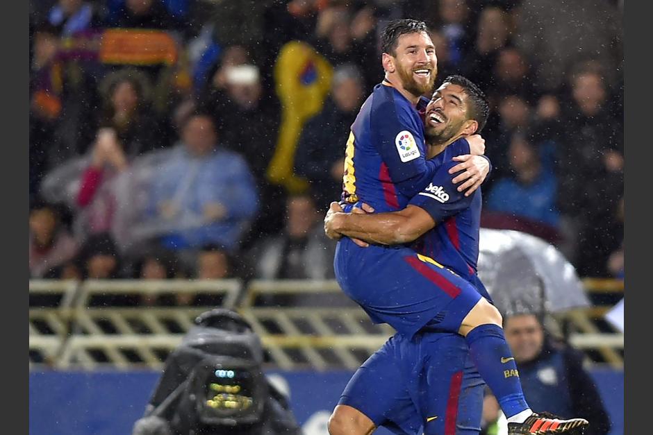 Luis Suárez expresó su admiración a su amigo, quien se va de la manera menos esperada del Barcelona. (Foto: Archivo/AFP)