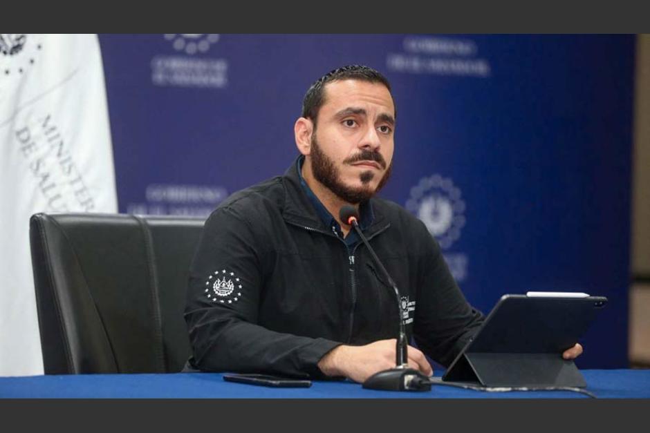 El ministro de Salud de El Salvador, Francisco Alabí, confirmó la presencia de las variantes del Covid-19. (Foto: Ministerio de Salud de El Salvador)