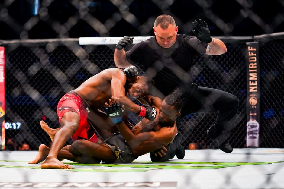 Manel Kape venció a Ode Osbourne este fin de semana en una de las mejores peleas de la velada en la UFC. (Foto: AFP)