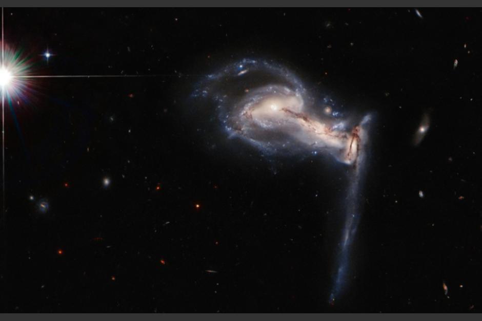 La imagen fue capturada por el telescopio espacial Hubble.&nbsp;