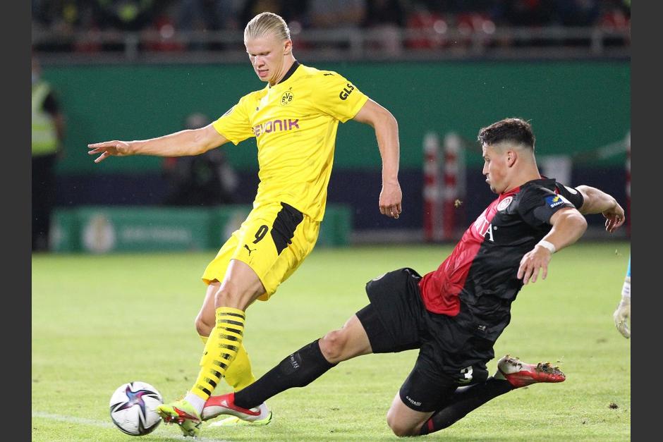 Erling Haaland buscará el título con el Borussia Dortmund. (Foto: AFP)