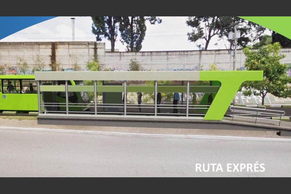 La Ruta Expr&eacute;s recorrer&aacute; las v&iacute;as del tren desde la zona 21 hasta la zona 6. (Foto: Muni Guate)