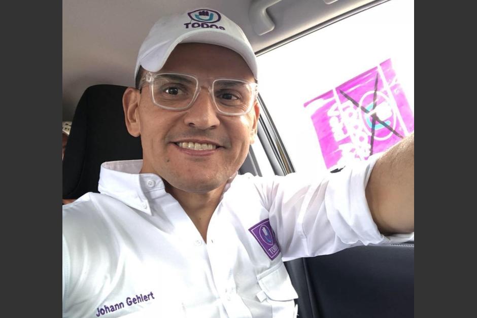 Johann Gehlert fue diputado del Parlacen de 2016 a 2020 y fue candidato a diputado por el Partido Todos en el proceso electoral de 2019. (Foto: El Peri&oacute;dico)&nbsp;