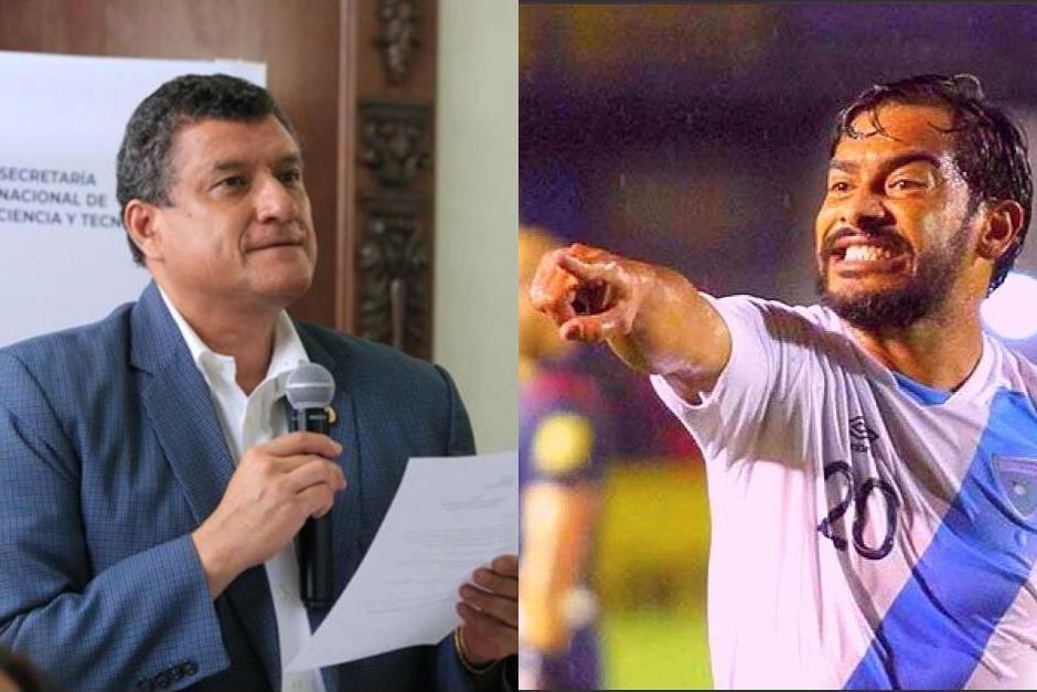 El "Pescado Ruiz" criticó al vicepresidente Castillo en Twitter. (Fotos: archivo / Soy502)&nbsp;