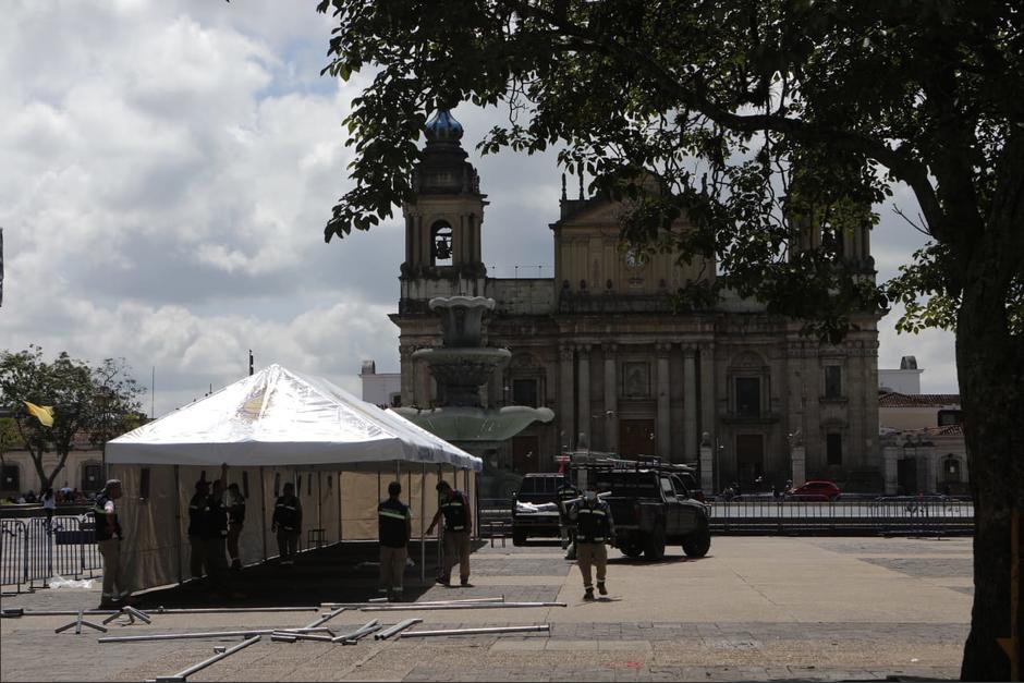 El gobierno instalará el puesto de vacunación en el Parque Central. (Foto: AGN)&nbsp;&nbsp;