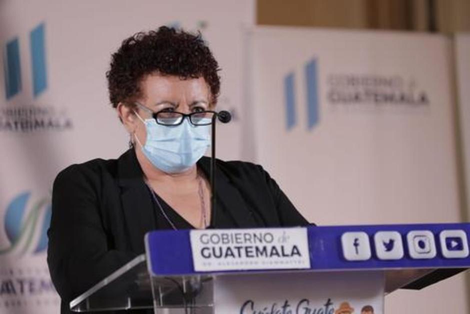 Desmienten que la ministra de Salud, Amelia Flores haya renunciado al cargo. (Foto: Archivo/Soy502)