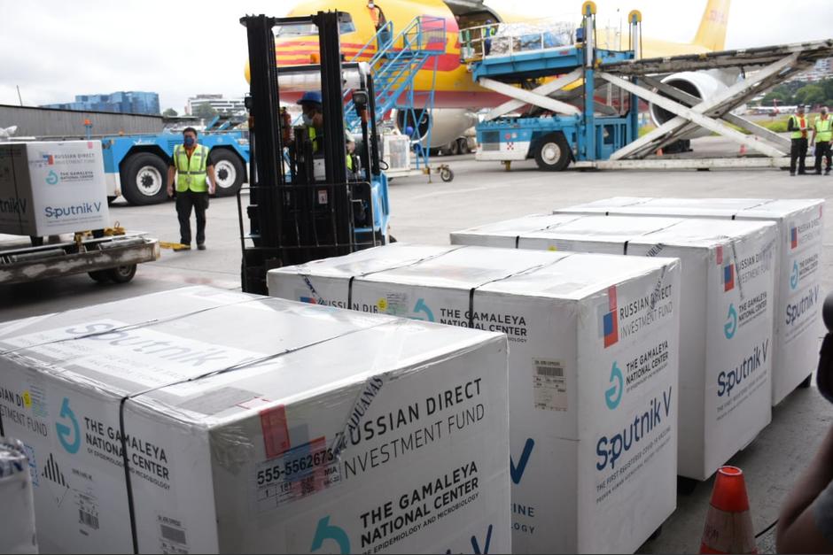 Las vacunas llegaron este martes a suelo guatemalteco. (Foto: MSPAS)&nbsp;