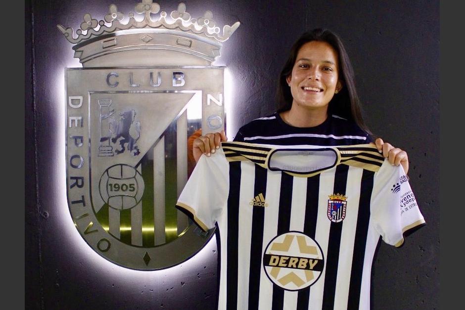 Maria Amanda Monterroso jugará con el CD Badajoz femenino de la primera división de España. (Foto: Twitter Maria Amanda)