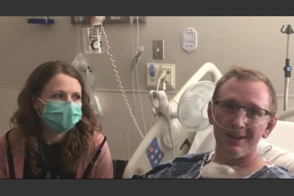 Ben Anderson de 42 años estuvo al borde de la muerte cuando contrajo Covid-19. (Foto: Facebook)