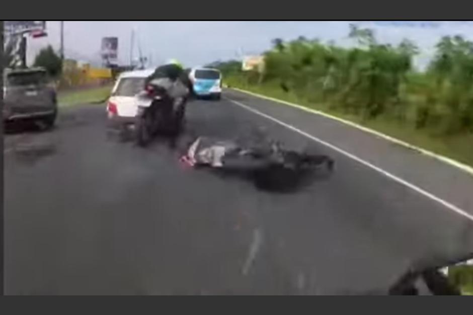 El accidente se registró en el 2019 y este año fue publicado el video. (Foto: captura pantalla)&nbsp;