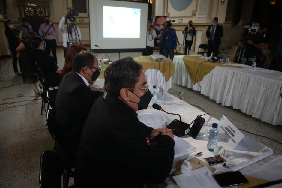 El Procurador de Derechos Humanos asistió al Congreso de la República para presentar el Anteproyecto de Presupuesto para el próximo año. (Foto: Wilder López/Soy502)