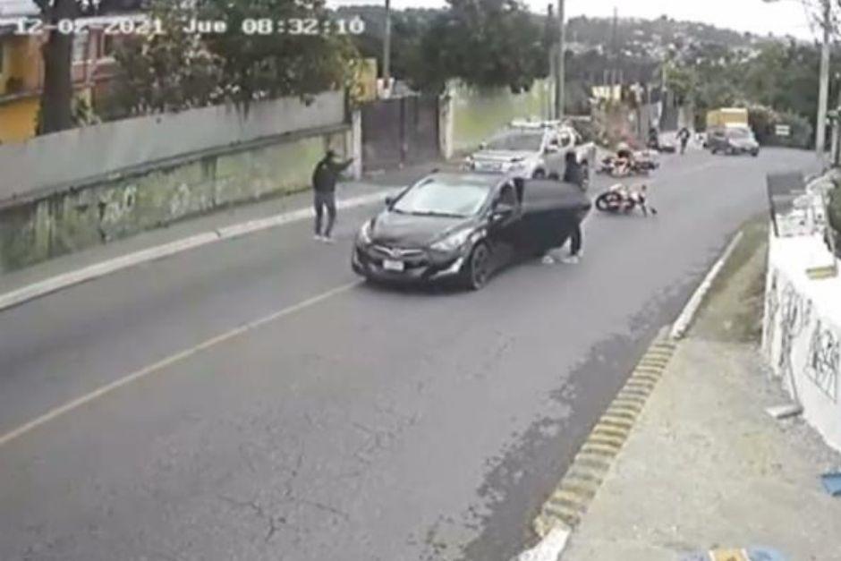 El incidente armado ocurri&oacute; durante la ma&ntilde;ana de este jueves 2 de diciembre en la zona 6 de la ciudad de Guatemala. (Foto: captura video)&nbsp;