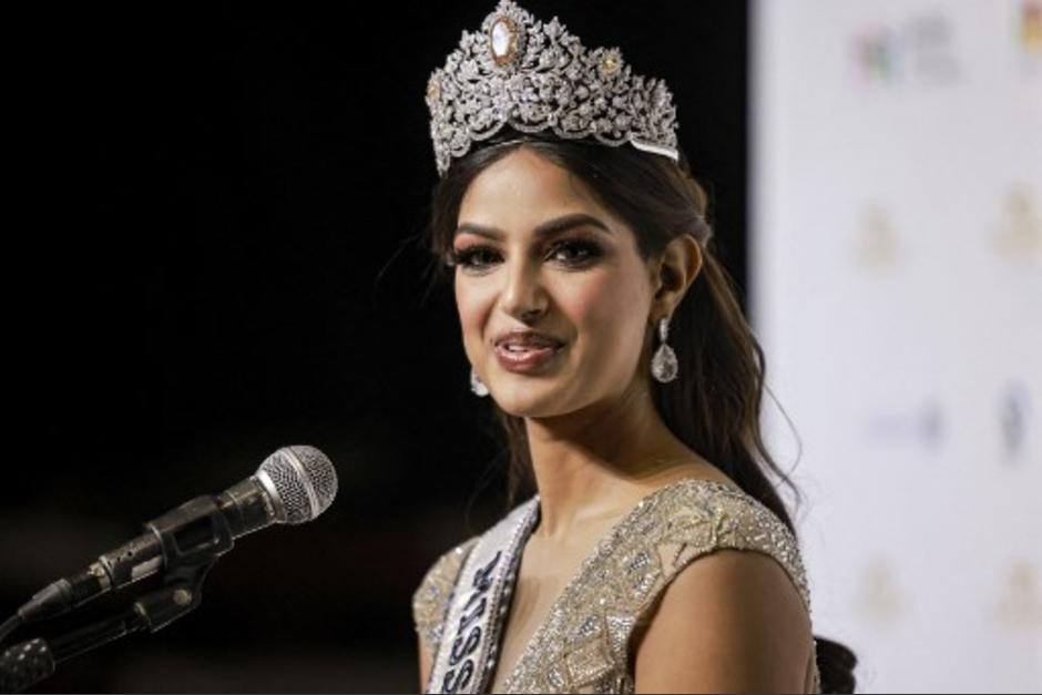 Miss India, Harnaaz Sandhu tiene 21 años. (Foto: AFP)