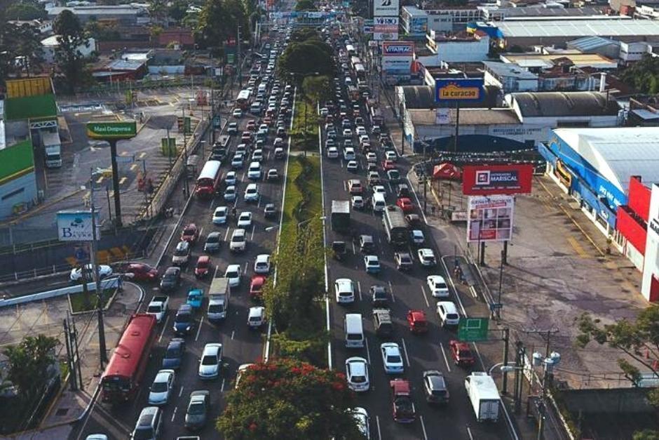 La PMT de la ciudad de Guatemala ha reportado al menos 11 colisiones en el transcurso del sábado. (Foto: Archivo Soy502)
