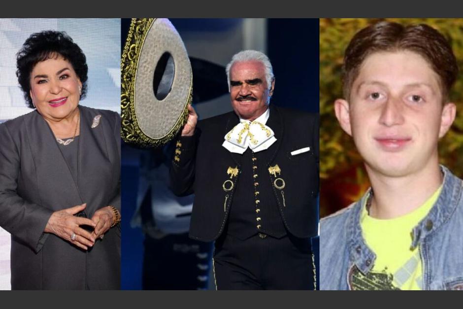 Vicente Fern&aacute;ndez y Carmen Salinas fueron unos de los actores que fallecieron durante este 2021. (Foto: Redes sociales)