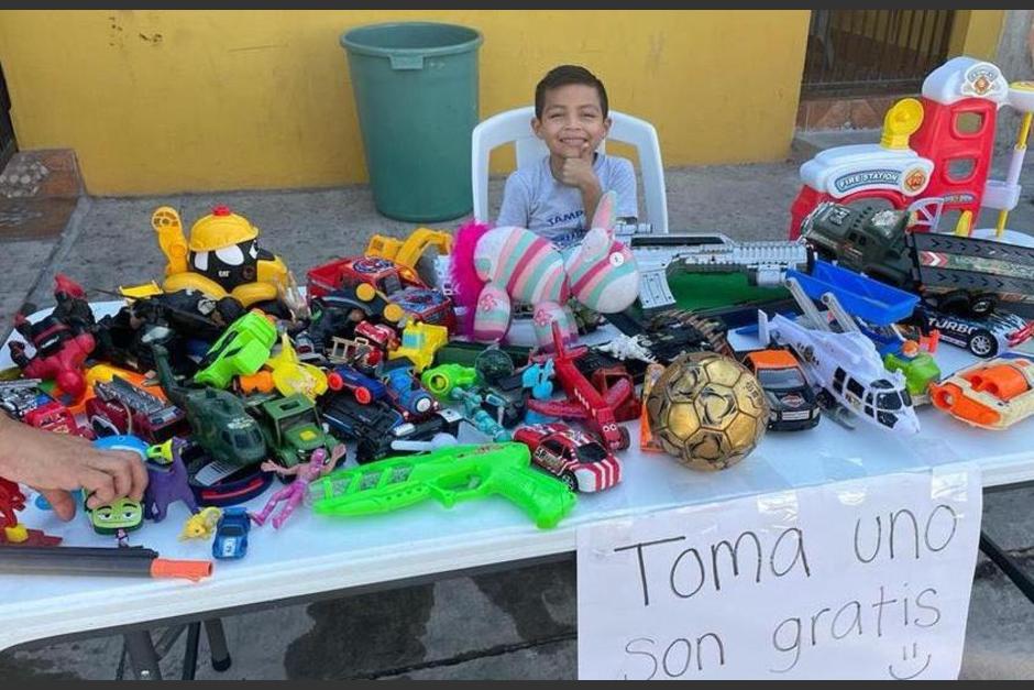 Diego, el niño de seis años quería que todos los niños recibieran un juguete en esta Navidad. (Foto: redes sociales)