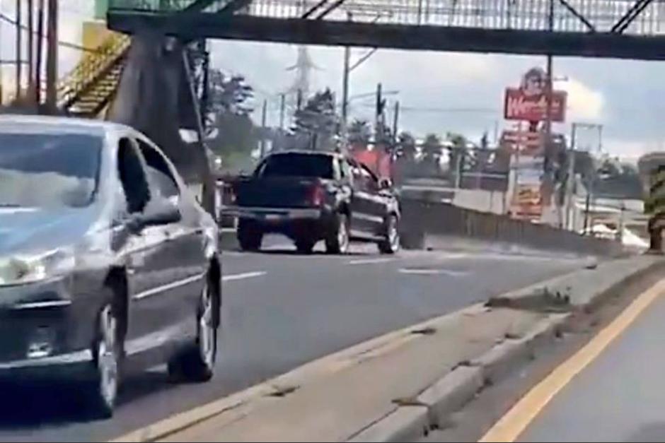EL hombre se conducía ebrio. (Foto: PMT/Pinula)&nbsp;