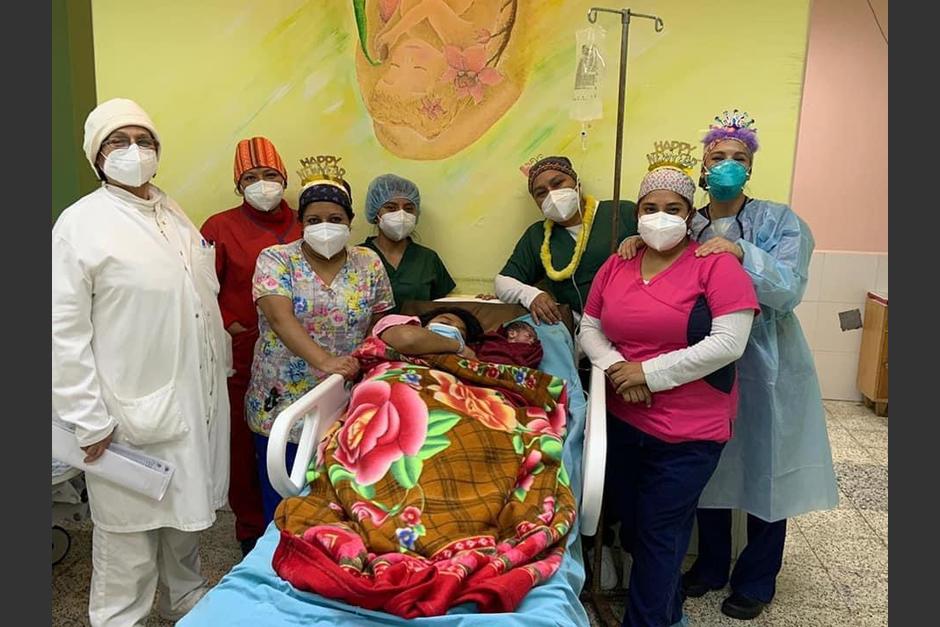 El niño nació en el Hospital regional de Cobán. (Foto: Ministerio de Salud)&nbsp;