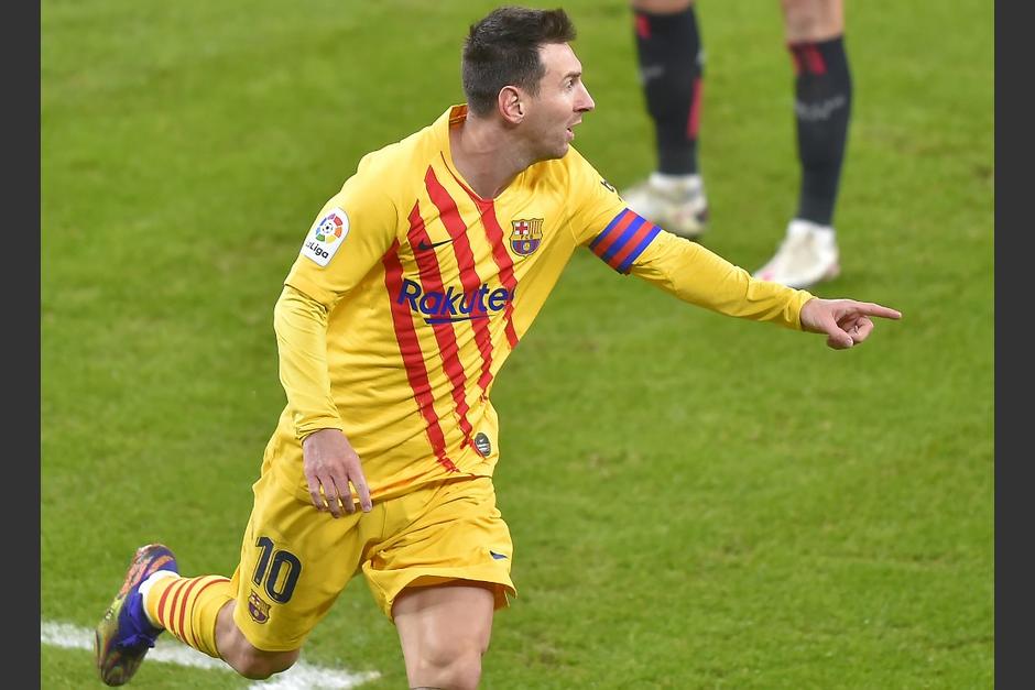 Lionel Messi marcó su primer doblete del 2021 y guió al Barcelona a la victoria contra el Athletic Bilbao. (Foto: AFP)