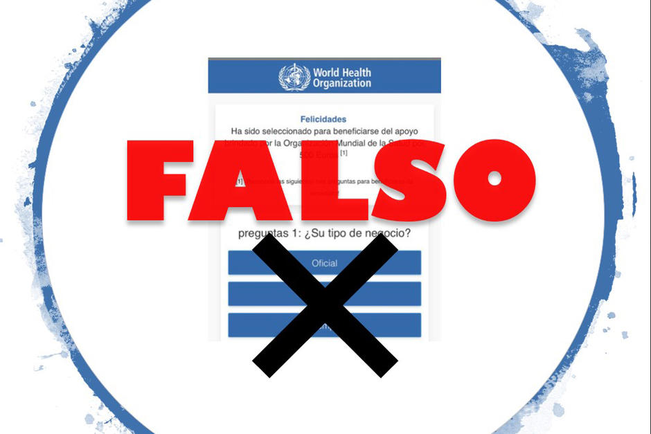 La OMS pide denunciar los mensajes sospechosos. (Foto: OMS)