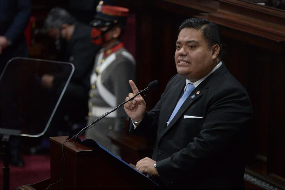 Rodríguez ocupará la Presidencia del Congreso por segundo año consecutivo. (Foto: Wilder López/Soy502)