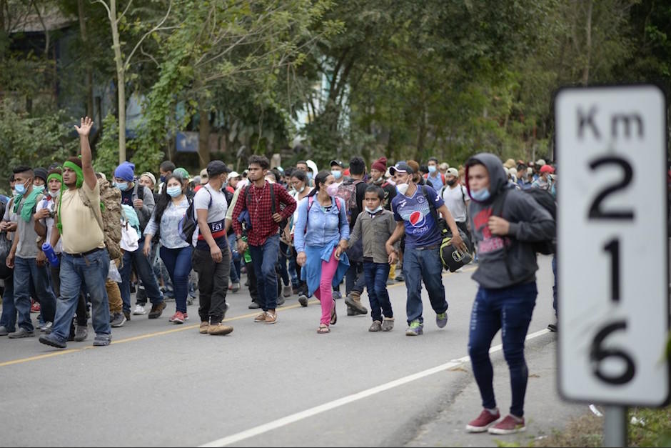 La Caravana del Migrante salió de Honduras. (Foto: AFP)