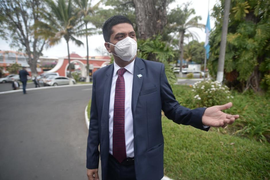 Mynor Moto es el nuevo magistrado titular de la CC. (Foto: Wilder López/Soy502)&nbsp;